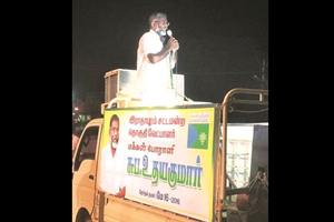 Anti-nuke protester-tamil nadu green party, Valliyur, Tirunelveli district, Pachai Tamizhagam, CPI-ML, SP Ramesh Udayakumar, Tamil Nadu parties, Tamil Nadu elections