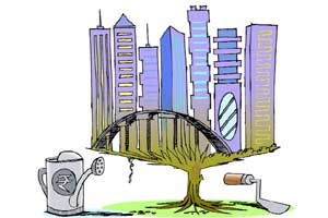 Only when cities are empowered that innovative solutions will emerge to address the metropolitan development challenge. The solution will depend on what 
it takes to resolve the political tension between the corporator and the MLA for power sharing.