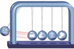 Despite outflow from FIIs, the equity market continued its rally and experts say domestic factors are taking precedence over global events. DIIs invested a net of Rs 7,224 crore into the domestic equities, providing strength to the market. (Illustration: C R Sasikumar) 