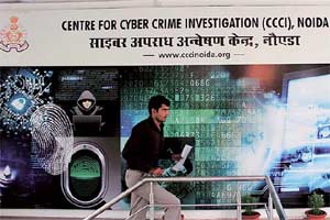 The cell is equipped with state-of-the-art tools to tackle cases related to financial fraud and data theft. (Express Photo: Gajendra Yadav)