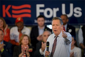 As per the excerpts of the interview released by the television news channel, although Kasich has been critical of Trump's rhetoric and many of his proposals on the campaign trail, the real estate mogul insisted that he has "a very good relationship with John".
(Reuters) As per the excerpts of the interview released by the television news channel, although Kasich has been critical of Trump's rhetoric and many of his proposals on the campaign trail, the real estate mogul insisted that he has "a very good relationship with John".
(Reuters)