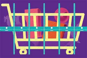 With a change in trend in business techniques online shopping has become common and consumers prefer buying goods from various companies delivering them at the destination booked through their online portals. (Illustration: C R Sasikumar)(Illustration: C R Sasikumar)