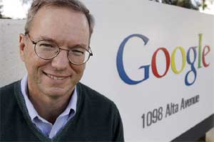 Eric Schmidt also urged more European entrepreneurs to take a risk and get behind start-ups, saying Google was hiring thousands of Europeans every year because they had nowhere to go to on their home continent.