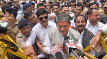 Harish Rawat, Narendra Modi, Sonia Gandhi, Rahul Gandhi