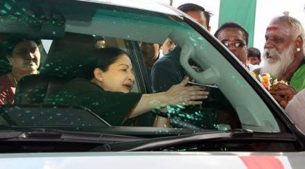J Jayalalithaa sworn in as Chief Minister of Tamil Nadu for second consecutive term