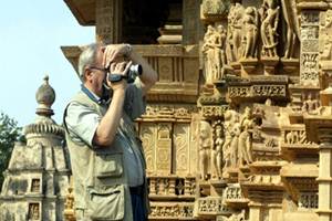 Interestingly, Khajuraho, which depends solely on tourism and has star hotels and eateries specialising in foreign cuisines, is not celebrating the growing number of Indian tourists. (Reuters) Interestingly, Khajuraho, which depends solely on tourism and has star hotels and eateries specialising in foreign cuisines, is not celebrating the growing number of Indian tourists. (Reuters)