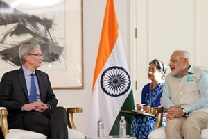 Tim Cook, PM Narendra Modi