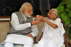 Narendra Modi, Narendra Modi mother, Narendra Modi mother Heeraben, PM house, modi news, modi latest news, india news, race course road