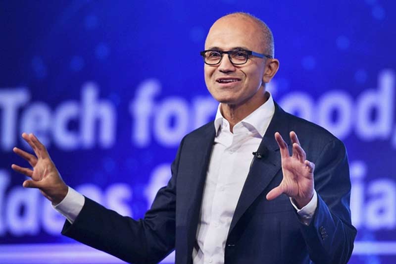 Satya Nadella, Satya Nadella india, Satya Nadella india visit, Satya Nadella visit, Satya Nadella microsoft, ravi shankar prasad, jayant sinha, narendra modi