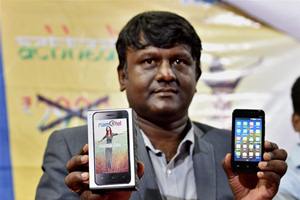 Namotel Acche Din, Namotel Acche Din price, Namotel Acche Din smartphone, World's cheapest smartphone, Namotel smartphone, namotel price, Madhava Reddy, freedom 251, freedom 251 mobile, freedom mobile, freedom 251 smartphone, 251 smartphone, technology news