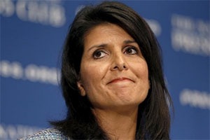 However,Nikki Haley, who had endorsed the Florida Senator Marco Rubio and campaigned for him extensively before he withdrew from the race, did not name Donald Trump in her statement.(Reuters)