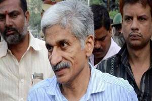 Vijay Sai is currently the general secretary of YSRC and a co-accused in YS Jaganmohan Reddy's alleged disproportionate assets case. (Express Photo)