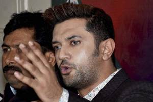 Chirag Paswan, son of Ram Vilas Paswan, said the party definitely wants to contest UP elections, either as part of NDA or independently. (PTI)