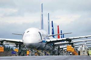 A 6-seater aircraft developed by Captain Amol Yadav on the terrace of his building in suburban Kandivali was the centre of attraction at the 'Make In India Week' held at the Bandra-Kurla Complex here in February (PTI)
