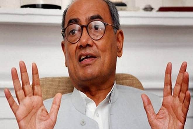 Governor did not invite us on Sunday: Digvijaya Singh