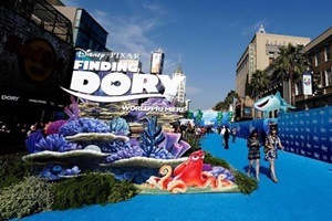 "Finding Dory," out in US theaters on Friday, picks up a year after the events of 2003's "Finding Nemo". (Reuters)