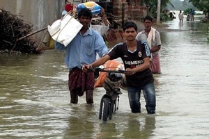 Normal life was badly affected in most parts of Maharashtra due to continuous rains since last four days. (PTI)