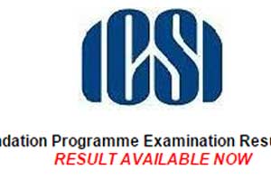ICSI CS Foundation results 2016 ICSI CS Foundation results 2016