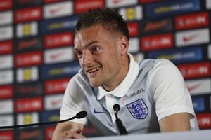 Vardy secured his place in a first tournament squad after spearheading Leicester's title triumph with 24 goals, including scoring in a Premier League record 11 consecutive matches. (Reuters)