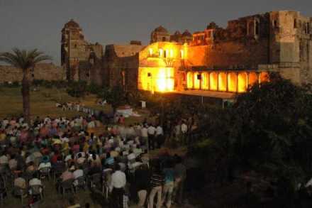 Light and sound show at Chittorgarh Fort