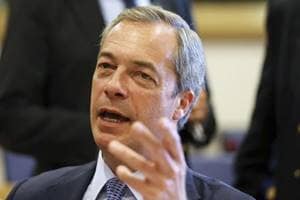 Nigel Farage said his prediction was based on "what I know from some of my friends in the financial markets who have done some big polling". (Reuters)