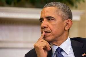 President Barack Obama has warned it could be years before Washington is ready to start talks on a bilateral deal with Britain. (AP)