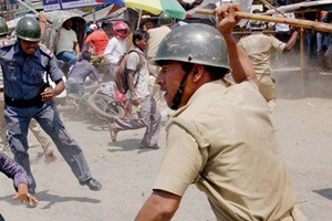 sasaram news, Ummidwar Anusewak Sangh news,Ummidwar Anusewak Sangh Bihar latest updates, Murli Ram news, lathi charge Bihar