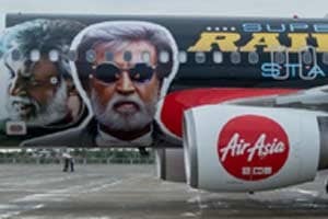 Rajinikanth, Rajinikanth kabali, kabali, Air Asia Kabali, kabali air asia, kabali Rajinikanth, Rajinikanth kabali movie