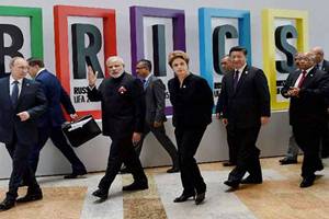 Whether the BRICS countries stand united and whether their cooperation mechanism functions smoothly will be crucial for the development of the bloc, the commentary said. (Express Photo)