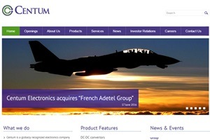 Centum Electronics will hold 51% controlling stake in Adetel Group, with an option to increase it further at a future date. (Image source: Website)