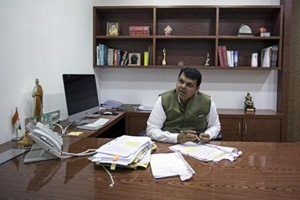Fadnavis held a marathon four-hour meeting with the BJP ministers last evening.(Reuters)