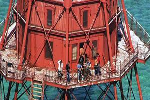 Cuba-US, Cuban military, American Shoal lighthouse