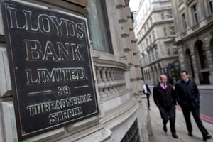 Lloyds, rescued in a 20.5 billion pound ($27.4 billion) taxpayer bailout during the financial crisis. (Reuters) Lloyds, rescued in a 20.5 billion pound ($27.4 billion) taxpayer bailout during the financial crisis. (Reuters)