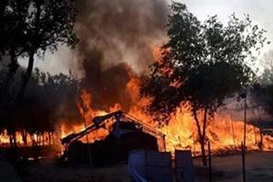  They were given permission to hold a peaceful protest for just two days," Uttar Pradesh Public Works Department Minister Shivpal Yadav said at a press conference. (Express Photo)