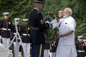 The Ambassador said that PM Narendra Modi shared his thoughts at the end of the meeting. (AP)