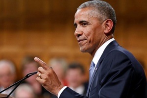 Obama spoke with Putin by phone yesterday ahead of what will likely be his last trip as head of state to Europe to meet with North Atlantic Treaty Organization (NATO) leaders. (Reuters)