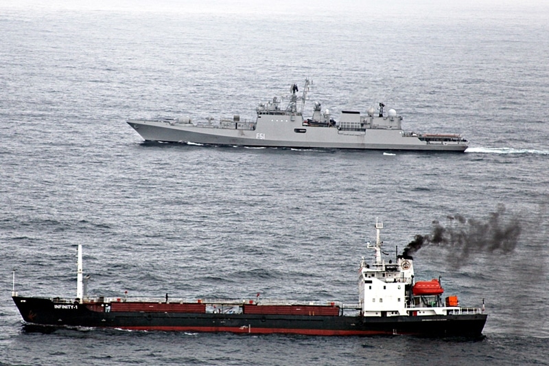 Indian Navy, Coast Guard, MV Infinity, merchant vessel Infinity I, MV Infinity I