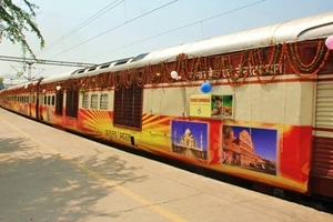 Railway Minister Suresh Prabhu on World Environment Day flagged off IRCTC's Tiger Express, a semi-luxury tourist train launched to spread awareness among people regarding tiger conservation, tiger express