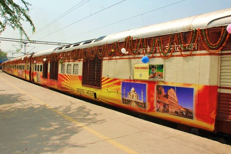 tiger express, tiger express train, tiger express train india, tiger express pics