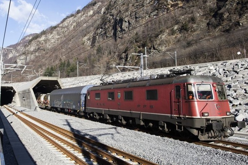 Gotthard Base Tunnel, world longest rail tunnel, Switzerland rail tunnel