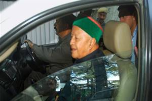 Virbhadra Singh was today questioned by CBI for the second consecutive day in connection with a case of alleged disproportionate assets against him. (PTI)