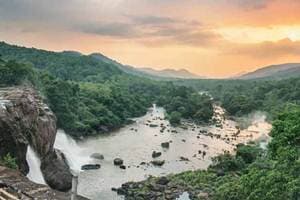 The project site is close to two spectacular waterfalls. (Express Photo: Prasanth Chandran) The project site is close to two spectacular waterfalls. (Express Photo: Prasanth Chandran)