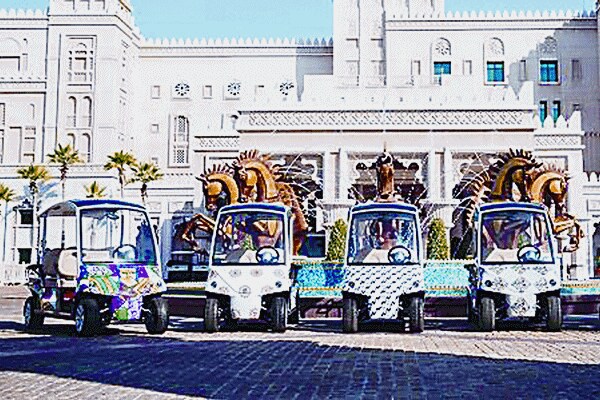 Jumeirah’s 101 new golf buggies feature UAE artwork
