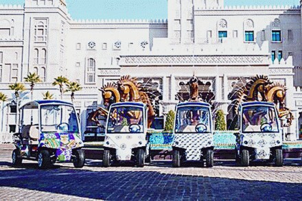 Jumeirah’s 101 new golf buggies feature UAE artwork