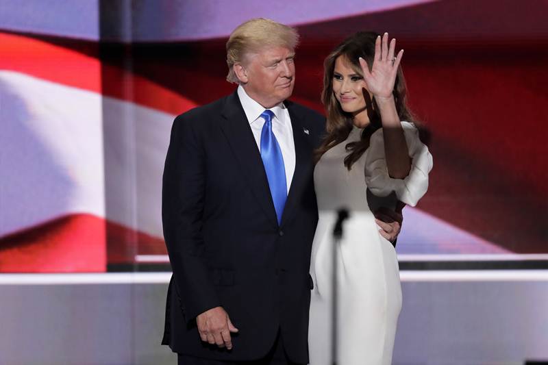 Donald Trump, protest against Donald Trump, Protest in Cleveland, melania trump, melania trump campaigns, melania trump campaigns cleveland, nude women, nude women protest, nude women protest cleveland, us presidential elections, USA news, world news, financial express
