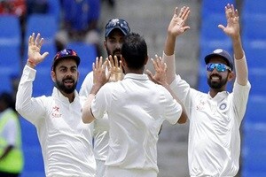 The Indian bowlers seems to have done extremely well with most dismissals by Ravichandran Ashwin taking three wickets while Ishant Sharma and Mohammed Shami settled for two each till tea break.