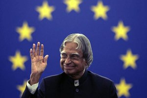 Rich tributes were paid to Kalam at a huge function organised here by Defence Research and Development Organisation, with which he was associated for long, the Defence Ministry and Ministry of Urban Development. (Reuters) Rich tributes were paid to Kalam at a huge function organised here by Defence Research and Development Organisation, with which he was associated for long, the Defence Ministry and Ministry of Urban Development. (Reuters)