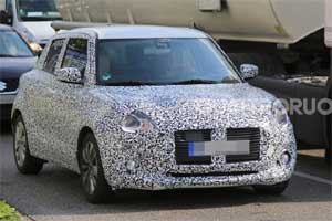 New Suzuki Swift exterior & interior spied, India launch early next year