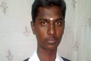 Ramkumar was brought from Tirunelveli to Chennai and was admitted into the Royapettah Government Hospital as he slit his throat. (PTI) Ramkumar was brought from Tirunelveli to Chennai and was admitted into the Royapettah Government Hospital as he slit his throat. (PTI)