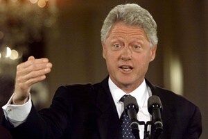 Bill Clinton took on a heckler and said that the Trump supporter was having a fun day after, Trump was brutally ambushed before and during the 2nd Presidential debate, as footages of him making sexist and lewd comments were leaked. (Reuters)